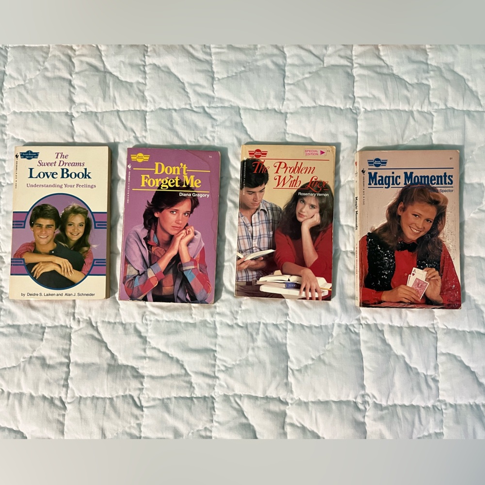 Vintage 80s Sweet Dreams Book Collection - Set of 4